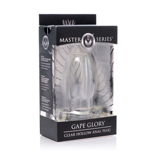 Peephole Clear Hollow Anal Plug - Large - MyPleasure