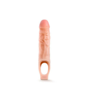 Performance - 9 Inch Cock Sheath Penis Extender - Vanilla - MyPleasure