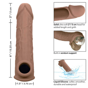 Performance Maxx Life-Like Extension 8 Inch - Brown - MyPleasure