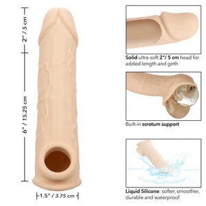 Performance Maxx Life-Like Extension 8 Inch - Ivory - MyPleasure