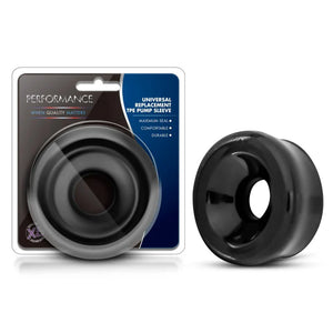Performance Universal Replacement Tpe Pump Sleeve - Black - MyPleasure