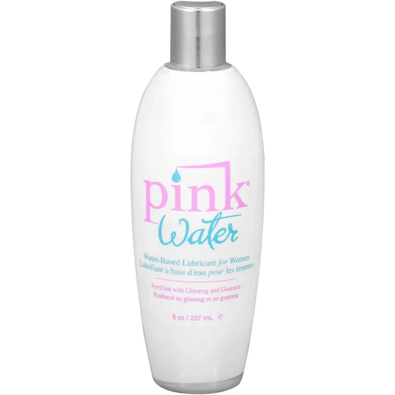 Pink Water Based Lubricant for Women 8 Oz Flip Top Bottle - MyPleasure