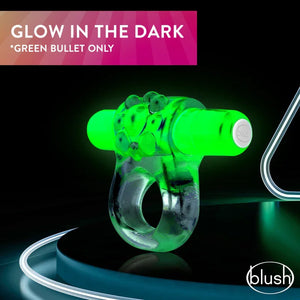 Play With Me Teaser Vibrating C-Ring Green