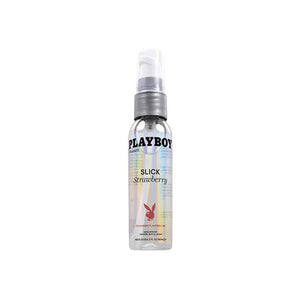 Playboy Pleasure Slick Strawberry Flavored Lubricant 2 Oz - MyPleasure
