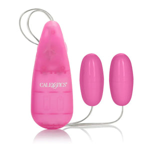 Pocket Exotics Vibrating Double Pink Passion Bullets - Pink - MyPleasure