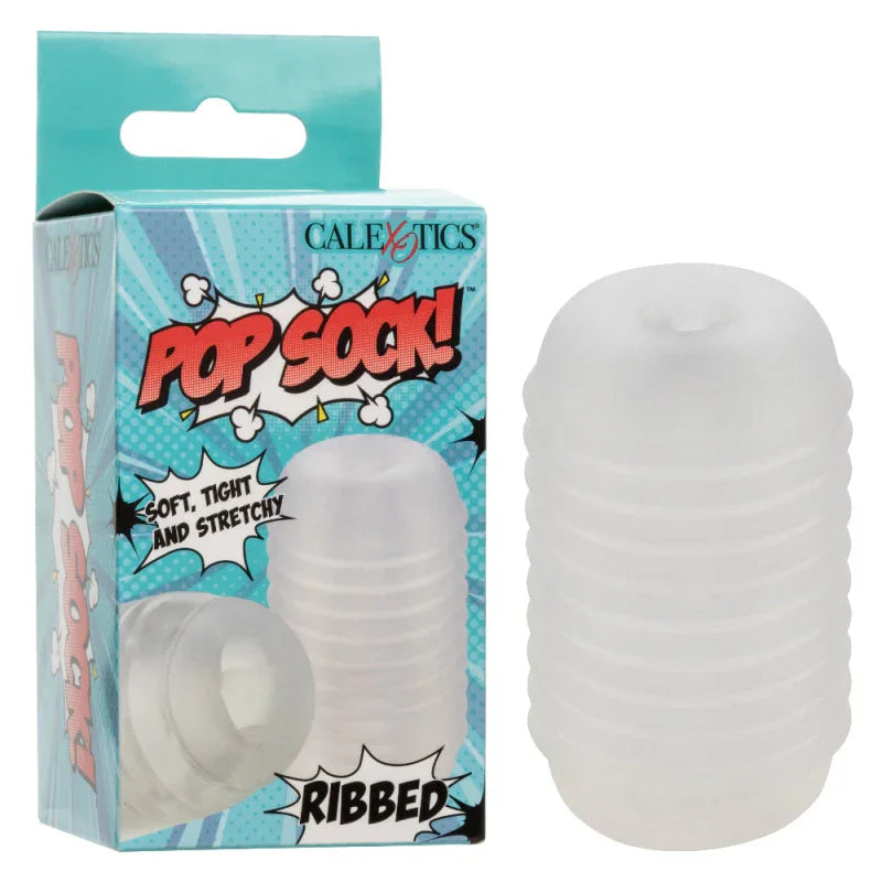 Pop Sock Ribbed - Clear - MyPleasure