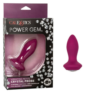 Power Gem Vibrating Petite Crystal Probe - Purple - MyPleasure