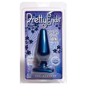 Pretty Ends Iridescent Butt Plugs - Medium - Midnight Blue - MyPleasure