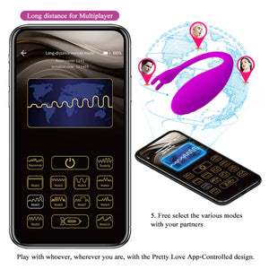 Pretty Love Catalina Global Remote Series - Purple - MyPleasure