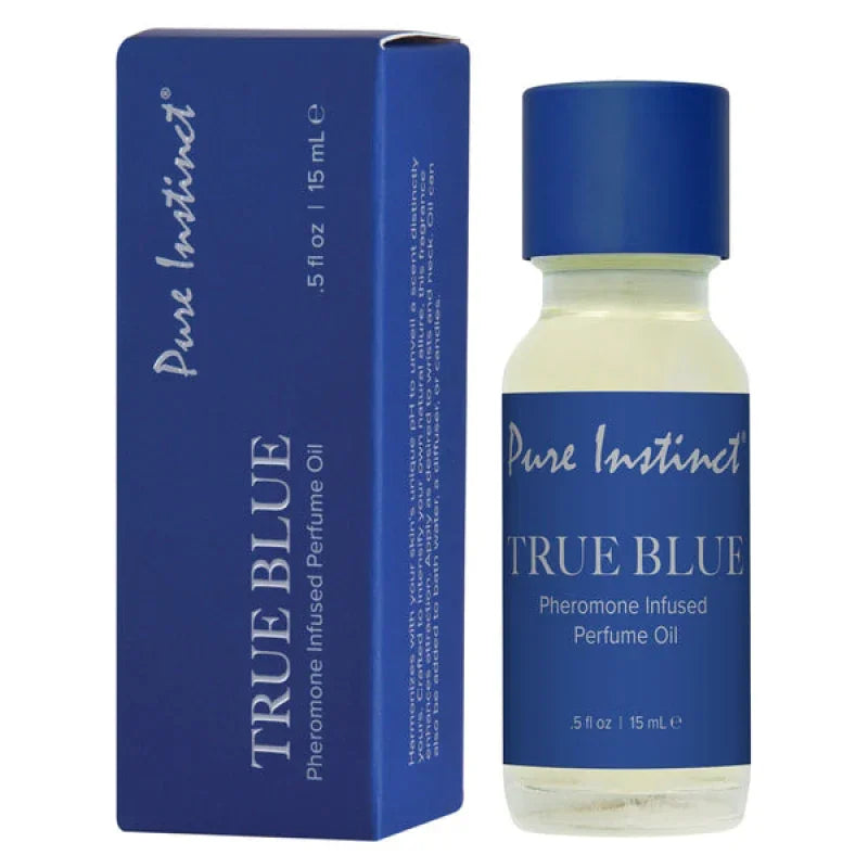 Pure Instinct Pheromone Perfume Oil Original Dropper True Blue 15ml .5fl Oz - MyPleasure