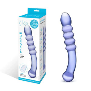 Purple Rain Ribbed Dildo - MyPleasure