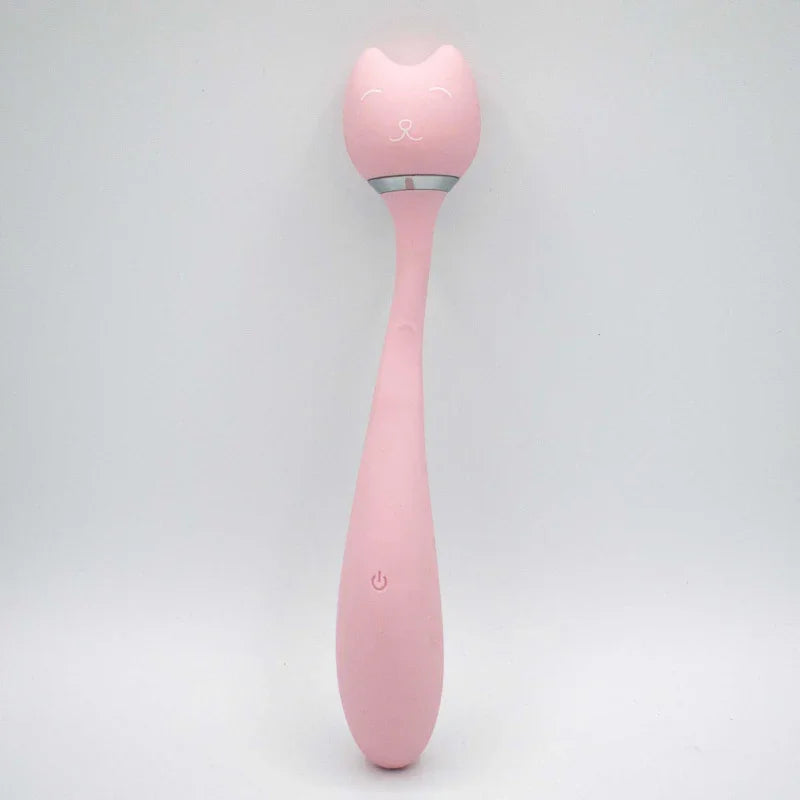 Like A Kitten Purrs Like A Kitten Vibrator Wand Dildo Massager for Clitoral Vaginal G-Spot Anal, Adult Sex Toy, 10 Vibrations