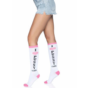 Pussycat Knee Highs - MyPleasure