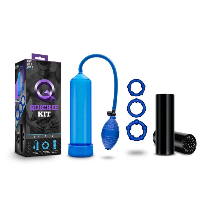 Quickie Kit - Go Big - Blue - MyPleasure