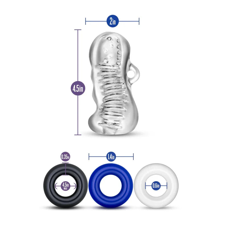Quickie Kit - Jerk Off - Clear MyPleasure Quickie Kit - Jerk Off - Clear MyPleasure