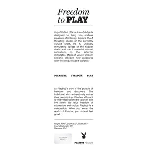 Rapid Rabbit - Vibrator - Black - MyPleasure