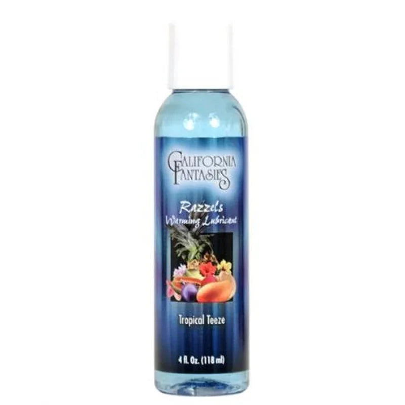 Razzels Warming Lubricant - Tropical Teeze - 4 Oz. Bottle - MyPleasure