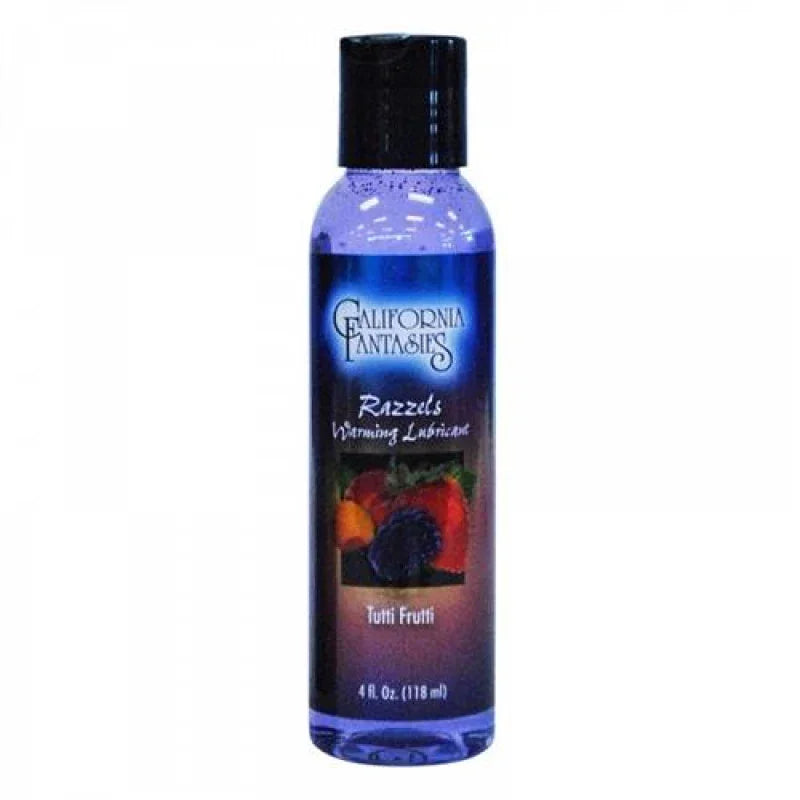 Razzels Warming Lubricant - Tutti Frutti - 4 Oz. - MyPleasure