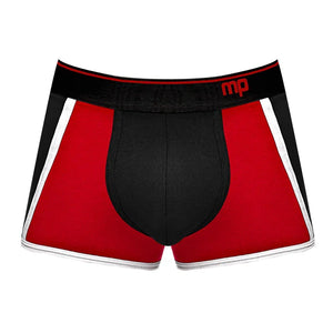 Retro Sport Panel Short - Small - Black/ Red - MyPleasure