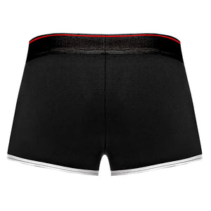 Retro Sport Panel Short - Small - Black/ Red - MyPleasure