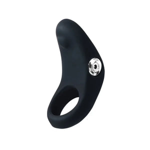 Rev Rechargeable Vibrating C-Ring - Black - MyPleasure