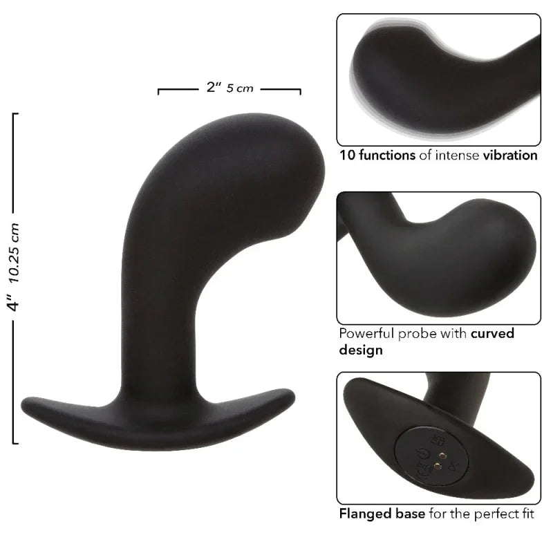 Rock Bottom Curved Probe - Black - MyPleasure