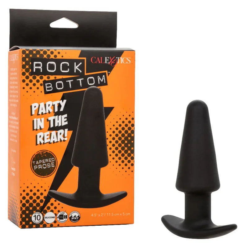 Rock Bottom Tapered Probe - Black - MyPleasure