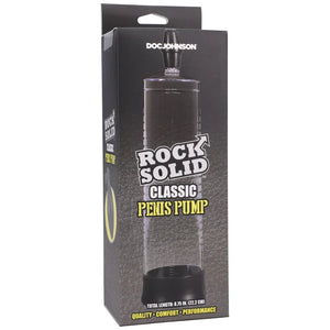 Rock Solid - Classic Penis Pump - Black/clear - MyPleasure
