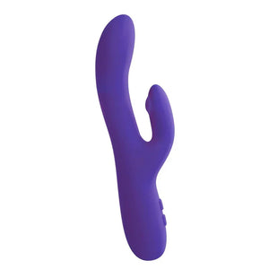 Rockie Dual Rechargeable Vibe - Indigo - MyPleasure