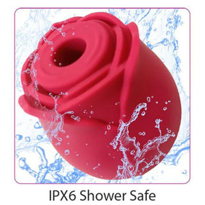 Rose Suction Stimulator - Red - MyPleasure