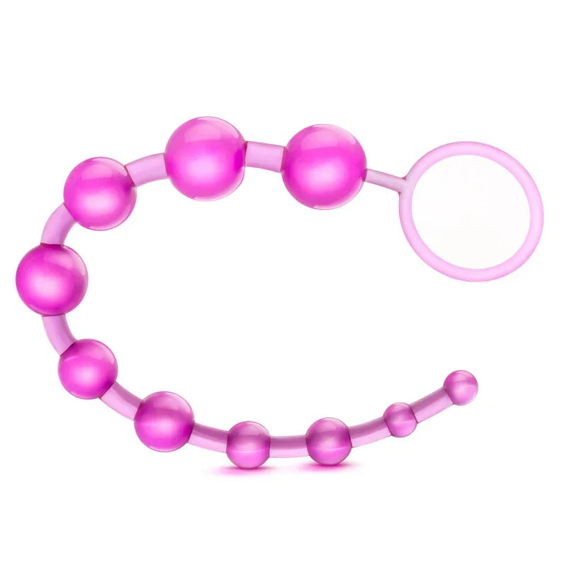 Sassy 10 Anal Beads - Pink - MyPleasure
