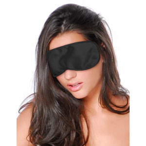 Satin Love Mask - Black - MyPleasure