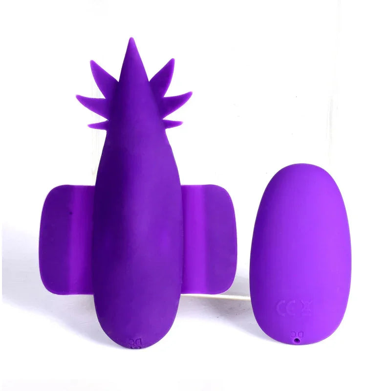 Sativa 10-Function Remote Control Panty Vibrator - 420 Series - Purple - MyPleasure