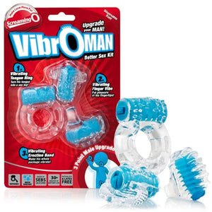 Screaming O Vibro Man - Each - Blue - MyPleasure