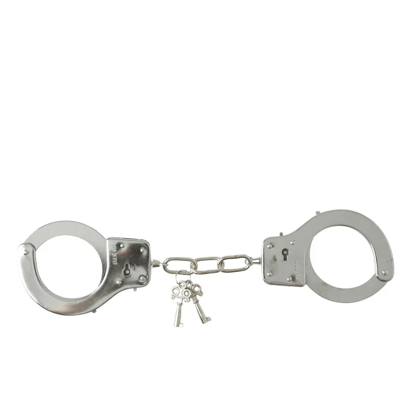 Sex and Mischief Metal Handcuffs - MyPleasure
