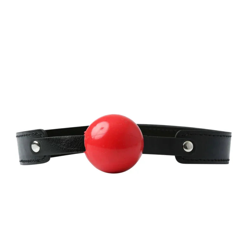 Sex and Mischief Solid Ball Gag - Red - MyPleasure