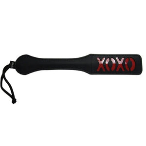 Sex and Mischief Xoxo Paddle - Black - MyPleasure