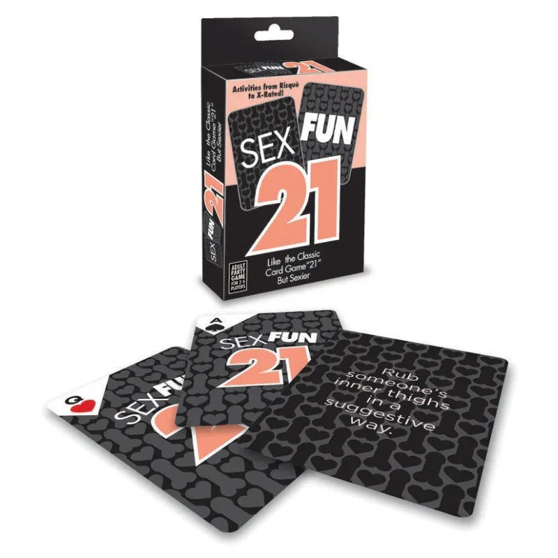 Sex Fun 21 - Adult Card Game - MyPleasure