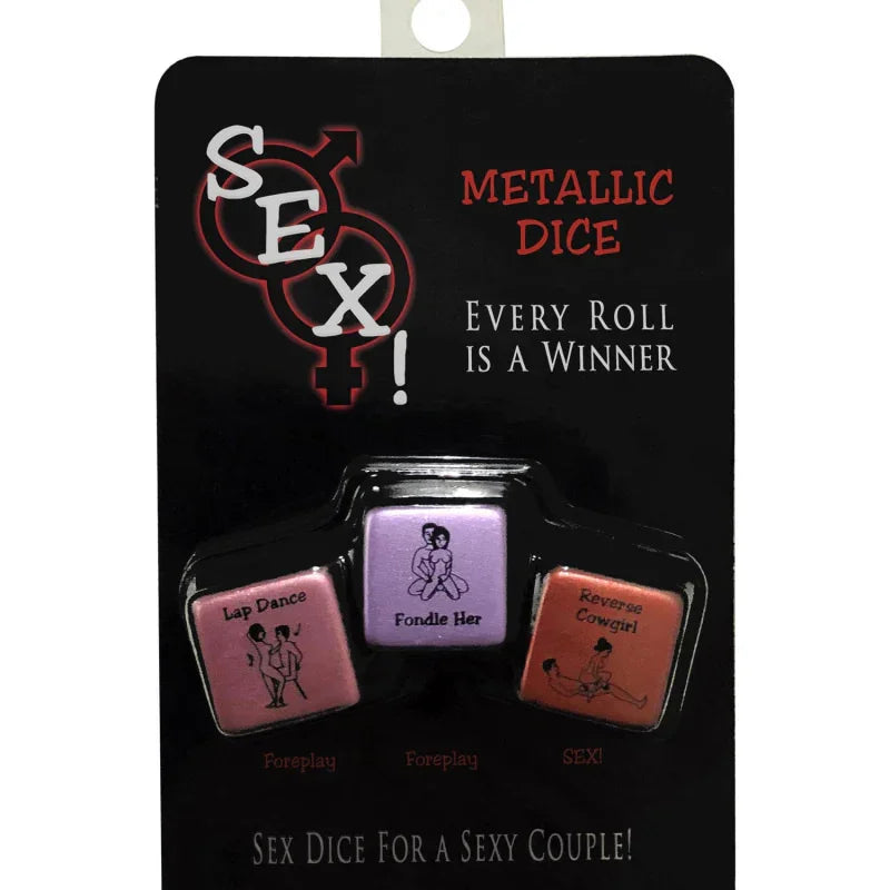 Sex! Metallic Dice - MyPleasure
