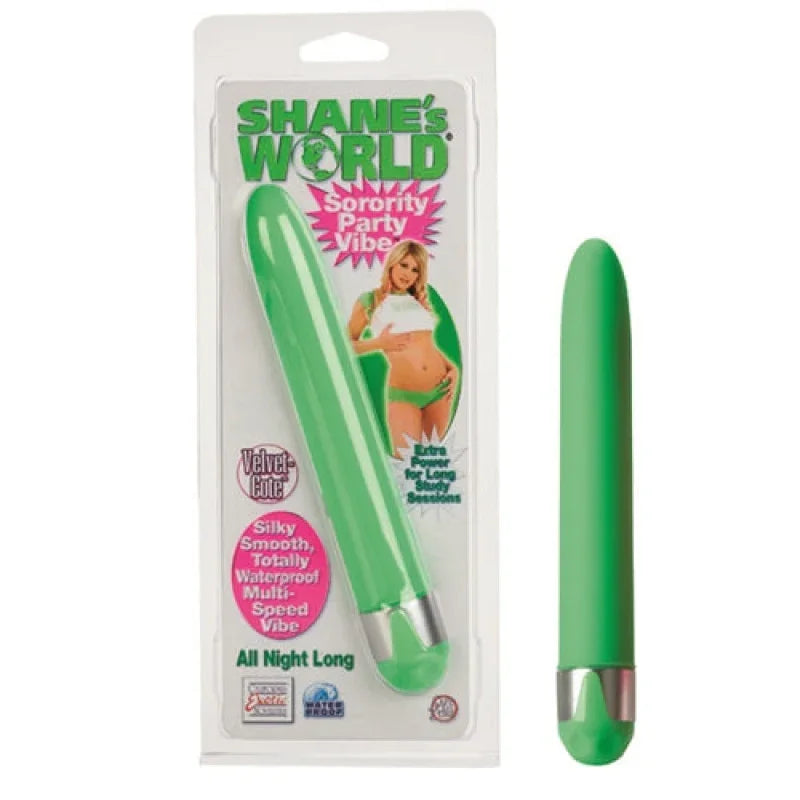 Shanes World Sorority Party Vibe All Night Long - Green - MyPleasure