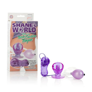 Shane's World Vibrating Turbo Suction Tongue - Purple - MyPleasure