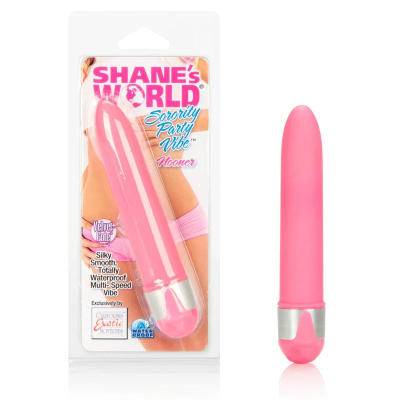 Shanes Worlds Sorority Party Vibe Nooner - Pink - MyPleasure