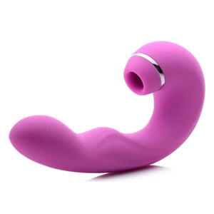 Shegasm 5 Star 10x Tapping G-Spot Vibe With Suction - Pink - MyPleasure