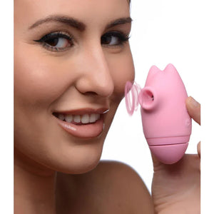 Shegasm Kitty Licker 5x Triple Clit Stimulator - Pink - MyPleasure