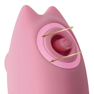 Shegasm Kitty Licker 5x Triple Clit Stimulator - Pink - MyPleasure