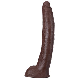 Signature Cocks - Damion Dayski - 12 Inch Ultraskyn Cock With Removable Vac-U-Lock Suction Cup - Chocolate - MyPleasure