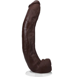 Signature Cocks - Dredd - 13.5 Inch Ultraskyn Cock With Removable Vac-U-Lock Suction Cup - Chocolate - MyPleasure