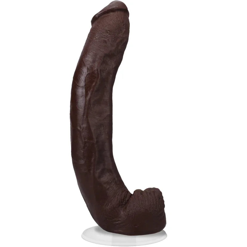 Signature Cocks - Dredd - 13.5 Inch Ultraskyn Cock With Removable Vac-U-Lock Suction Cup - Chocolate - MyPleasure