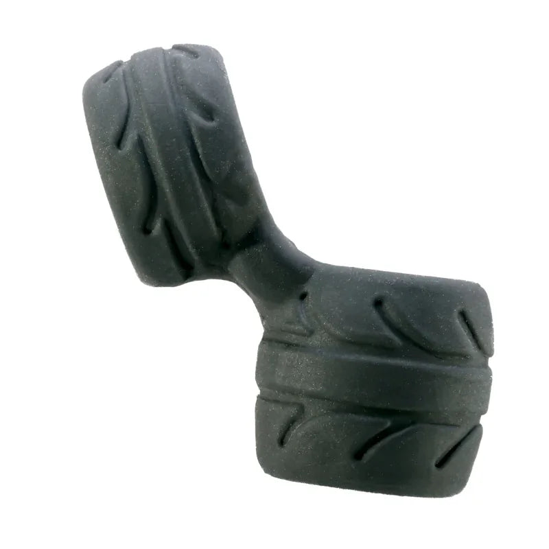 Silaskin Cock & Ball Ring and Stretcher - Black - MyPleasure