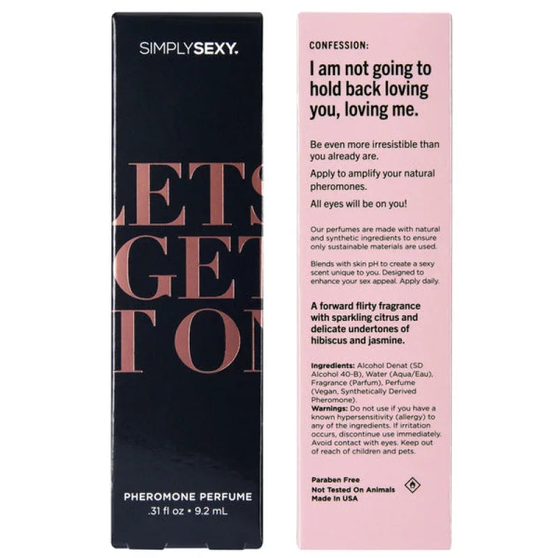 Simply Sexy Let’s Get It on - Pheromone Perfume Oil Roll on - .34oz | 10.2ml - MyPleasure
